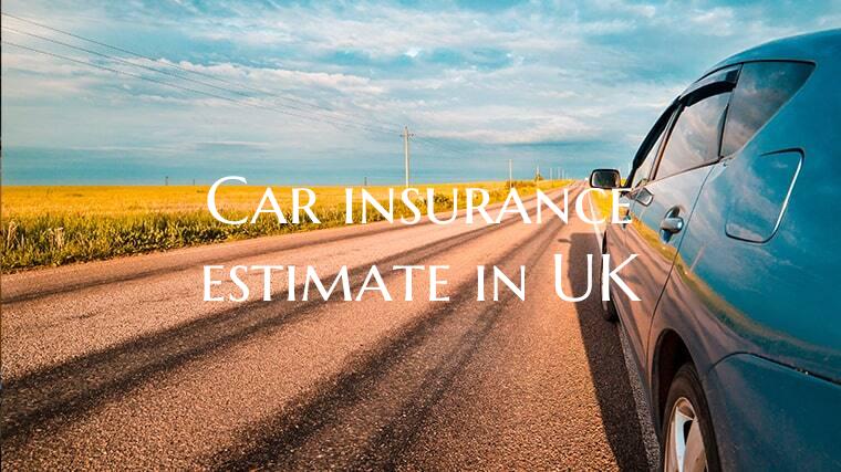 Car insurance estimate in UK
